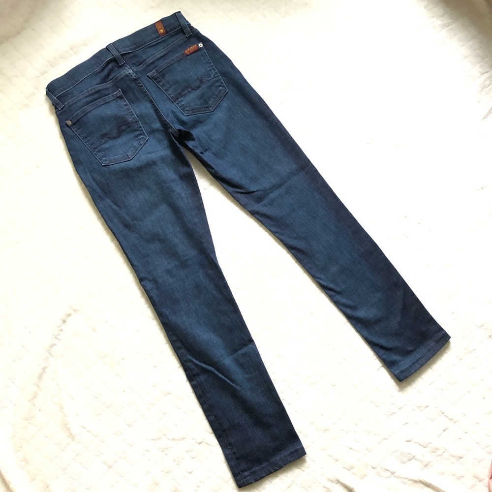 7FAM Roxanne dark skinny jeans/ 27